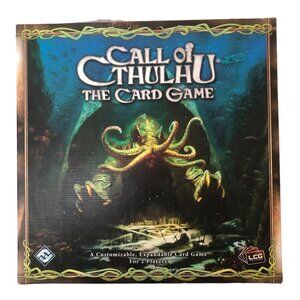 Call Of Cthulhu The Card Game & The Terror Of The Tides Asylum Pack Excellent